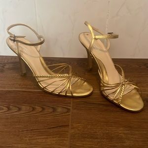 Gold sandals